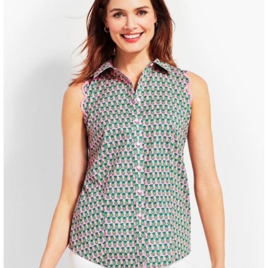 Nwt_ Talbots Top (Button Down)